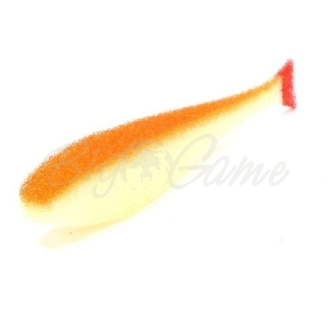 Поролоновая рыбка LEX Classic Fish NO 8 WOB (белое тело / оранжевая спина / красный хвост) фото 1
