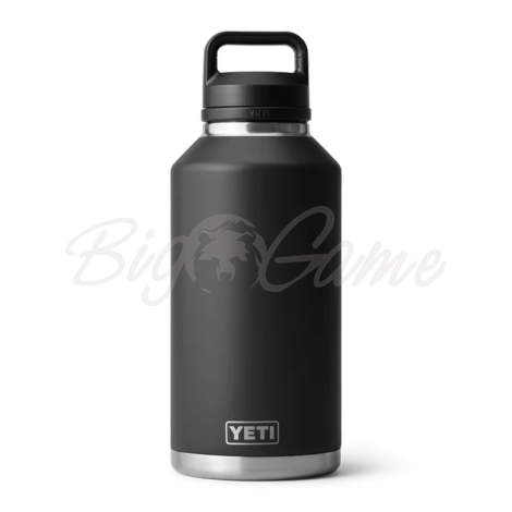 Термос YETI Rambler Bottle Chug Cap 1900 цвет Black фото 1