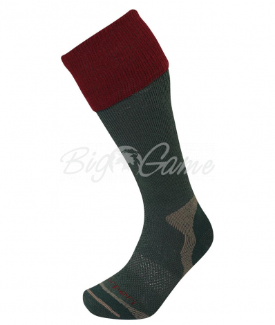 Носки LORPEN HWS Hunting Wader Sock цвет Хвойный / Бордовый фото 1