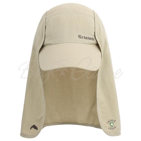 Кепка SIMMS BugStopper SunShield Cap цвет Stone фото 1