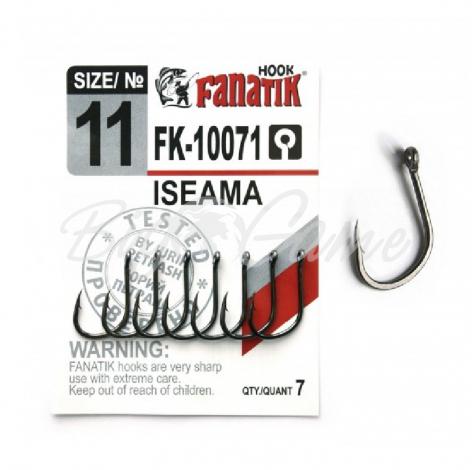 Крючок одинарный FANATIK FK-10071 Iseama № 11 (7 шт.) фото 1