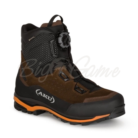 Ботинки охотничьи AKU Dogma Boa GTX цвет Brown / Black фото 1