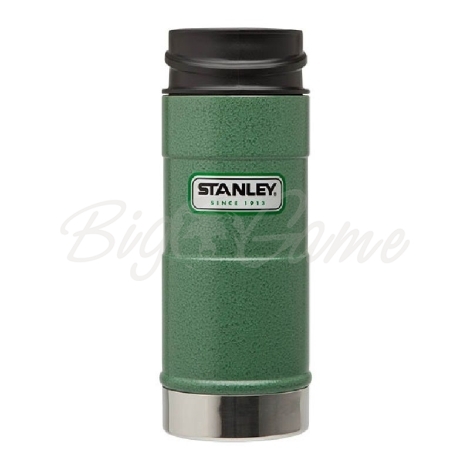 Термокружка STANLEY Classic The Trigger Action Travel Mug цвет Оливковый фото 1