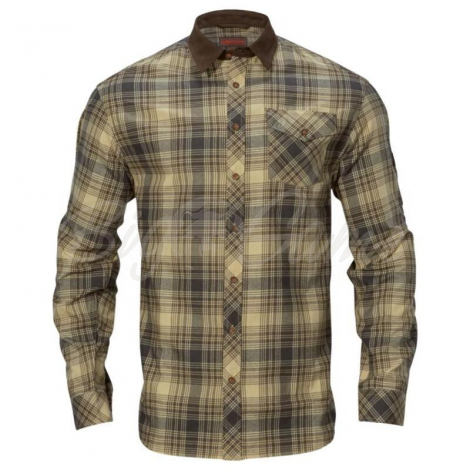 Рубашка HARKILA Driven Hunt flannel shirt цвет Light teak check фото 1