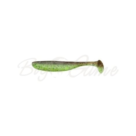 Виброхвост KEITECH Easy Shiner 3" (10 шт.) цв. #401 Green Pumkin/Chartreuse фото 1