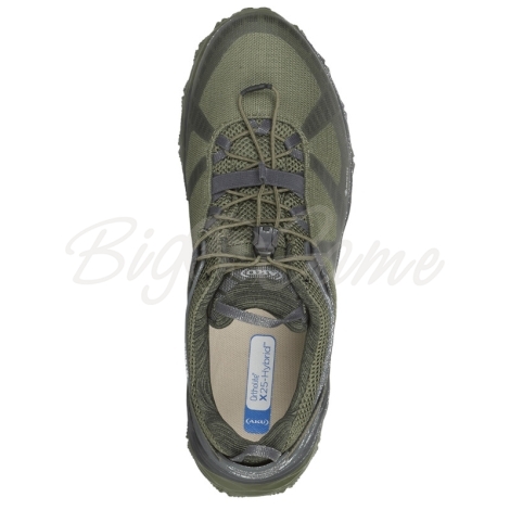 Кроссовки треккинговые AKU Flyrock GTX цвет Grey / Green фото 3