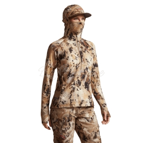 Термокофта SITKA WS Core Merino 330 Hoodie цвет Optifade Marsh фото 4