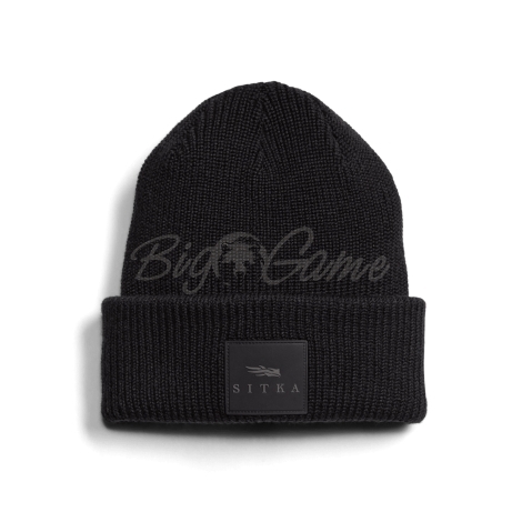 Шапка SITKA Double Cuff Acrylic Beanie цвет Black фото 1