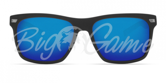Очки поляризационные COSTA DEL MAR Aransas 580G р. L цв. Matte Black цв. ст. Blue Mirror фото 3
