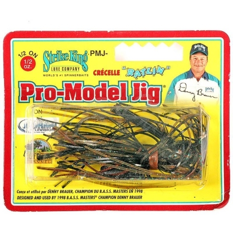 Бактейл STRIKE KING Pro-Model Jig 14 г (1/2 oz) цв. camouflage фото 1