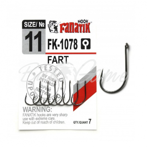 Крючок одинарный FANATIK FK-1078 Fart № 11 (7 шт.) фото 1