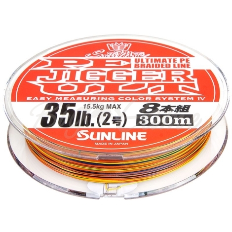 Плетенка SUNLINE SaltiMate PE Jigger ULT 8 Braid многоцветная 300 м #2 фото 2