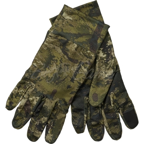 Перчатки SEELAND Grip Camo Gloves цвет InVis MPC green фото 1