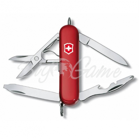 Нож VICTORINOX Manager 58мм 10 функций цв. красный фото 1