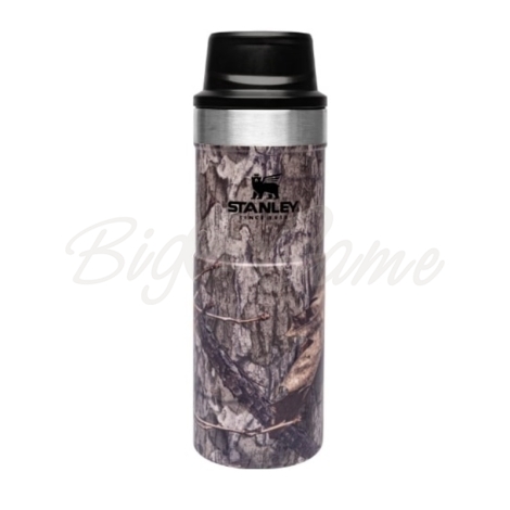 Термокружка STANLEY Classic The Trigger Action Travel Mug цвет древесный камуфляж фото 1