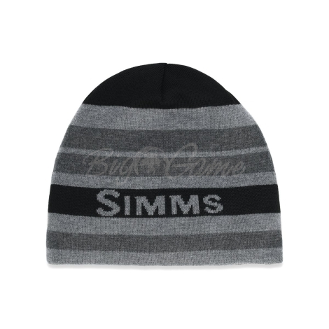 Шапка SIMMS Everyday Beanie цвет Carbon Stripe фото 1