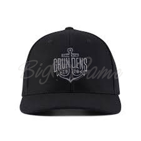 Кепка GRUNDENS Logo Anchor Wool Trucker цвет Black фото 1