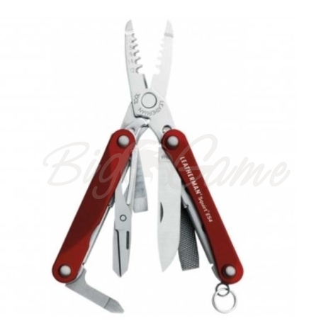 Мультитул LEATHERMAN Squirt-Es4 цв. Красный фото 1