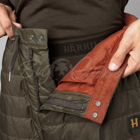 Брюки HARKILA Logmar Insulated Packable Breeks цвет Willow green фото 4