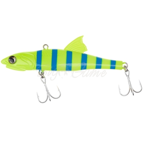 Воблер LITTLE JACK Forma Adict 68S код цв. #Zebra yellow blue фото 2