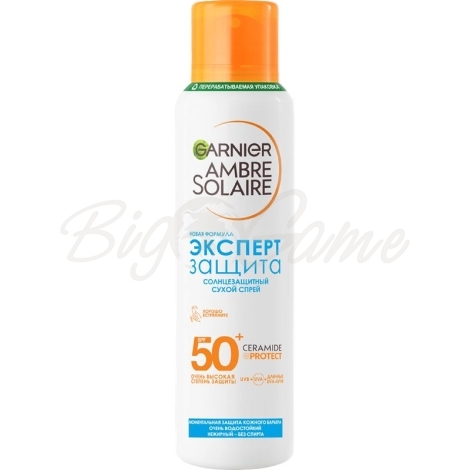Спрей солнцезащитный GARNIER сухой "Эксперт Защита" SPF 50 150 мл фото 1