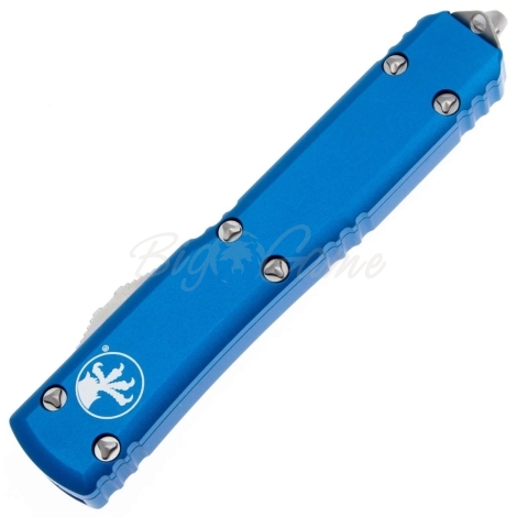 Нож складной MICROTECH  Ultratech T/E Satin M390 рукоять алюминий, цв. Синий фото 2