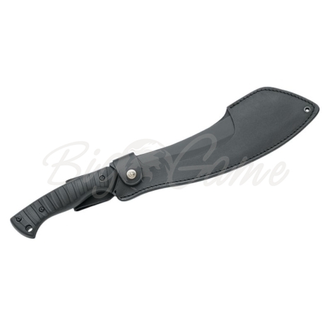 Нож с фиксированным клинком FOX KNIVES Jungle Parang сталь X50CrMoV 15 рукоять Термопластик GRN цв. Черный фото 2 Нож с фиксированным клинком FOX KNIVES Jungle Parang сталь X50CrMoV 15 рукоять Термопластик GRN цв. Черный фото 2