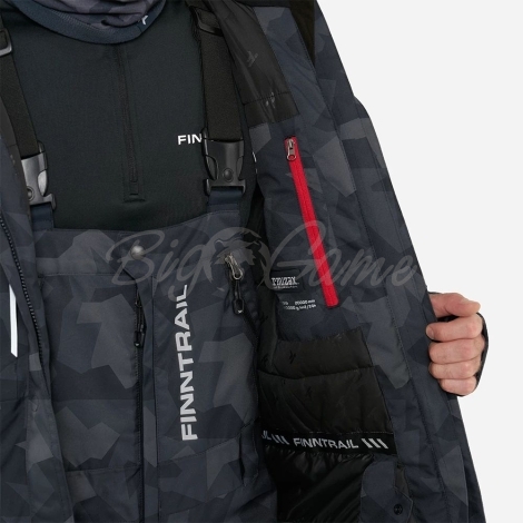 Костюм FINNTRAIL Tournament Insulated 3755 цвет Camo Shadow Black фото 3