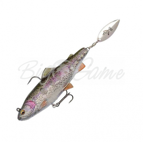 Приманка SAVAGE GEAR 4D Trout Spin Shad 14,5 см цв. MS 01-Rainbow Trout фото 1