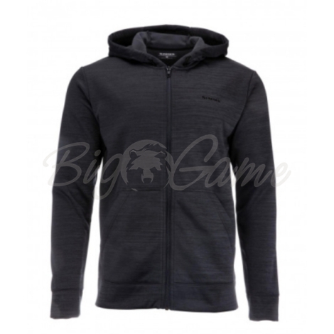 Толстовка SIMMS Challenger Hoody - Full Zip '21 цвет Black Heater фото 1