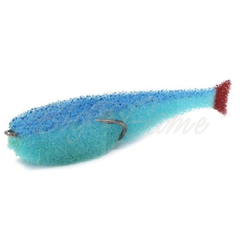 Поролоновая рыбка LEX Classic Fish CD 12 BLBLB (синее тело / синяя спина / красный хвост) фото 1