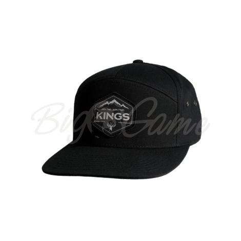 Бейсболка KING'S Midnight Patch Hat цвет Black фото 1