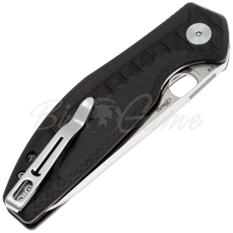Нож складной полуавтоматический BESTECH Angry Owl сталь D2 рукоять Стеклотекстолит G10 цв. Черный фото 3