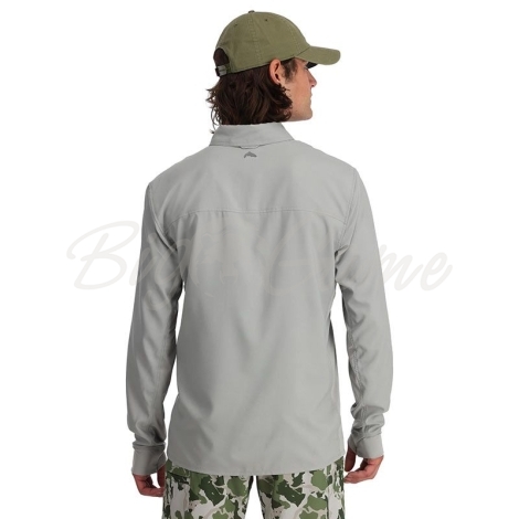 Рубашка SIMMS Intruder BiComp Fishing Shirt цвет Cinder фото 3