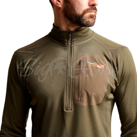 Водолазка SITKA Core Mid Wt Zip-T New цвет Pyrite фото 5