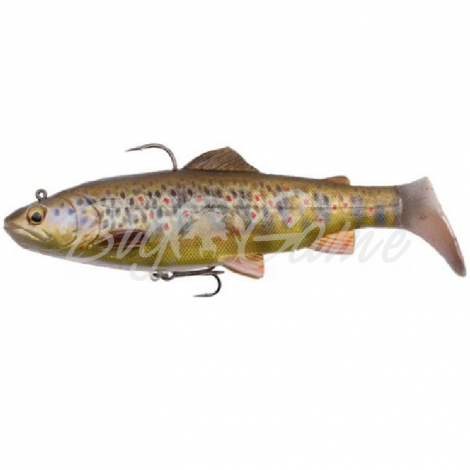 Приманка SAVAGE GEAR 4D Trout Rattle Shad MS Кумжа 17 см цв. 03-Dark Brown Trout фото 1