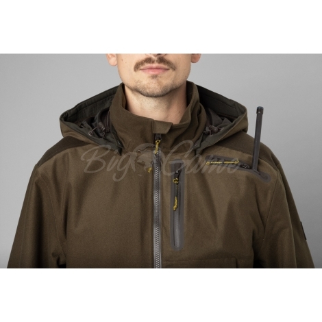 Куртка HARKILA Forest Hunter GTX Jacket цвет Hunting Green / Shadow Brown фото 6