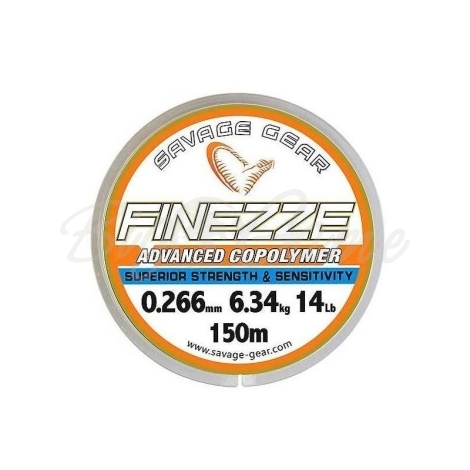 Леска SAVAGE GEAR Finezze Mono 150 м 0,165 мм цв. прозрачный фото 1