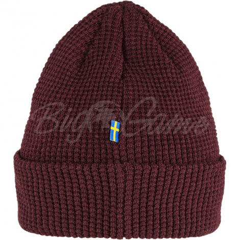 Шапка FJALLRAVEN Tab Hat цв. 356 Dark Garnet фото 8