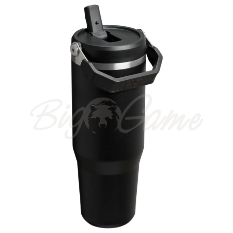 Термокружка STANLEY IceFlow Flip Straw Tumbler 0,89 л цвет черный фото 2