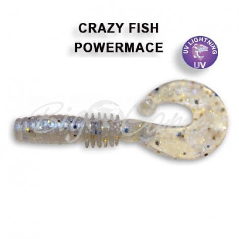 Твистер CRAZY FISH Power Mace 1,6" (8 шт.) зап. анис, код цв. 25 фото 1