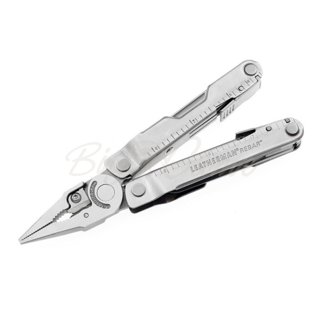 Мультитул LEATHERMAN Rebar цв. Металлик, чехол кожа фото 3