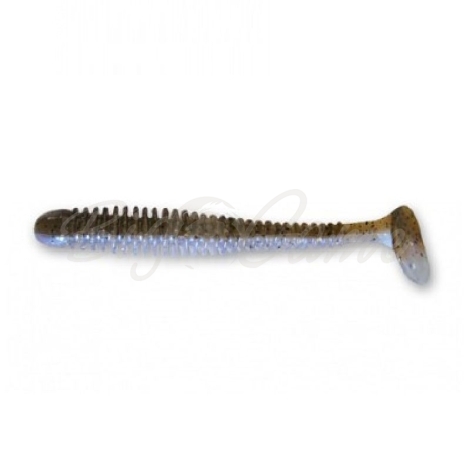 Виброхвост CRAZY FISH Vibro Worm Float 3,4" (5 шт.) зап. кальмар, код цв. 3d фото 1