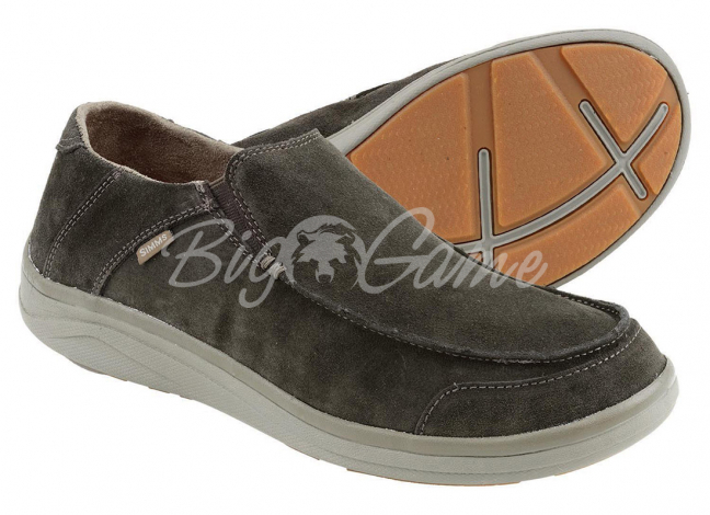 Ботинки SIMMS Westshore Leather Slip On Shoe цвет Dark Olive фото 1