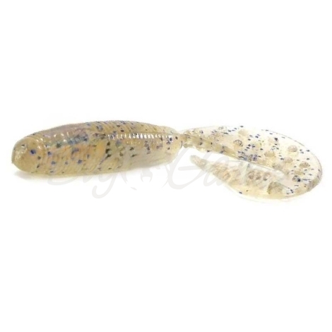 Твистер REINS Fat G-Tail Grub 3" (12 шт.) код цв. 050-Shrimp Blue фото 1