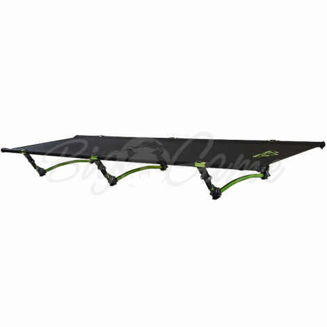 Раскладушка LIGHT CAMP Folding Cot цв. черный / зеленый фото 7