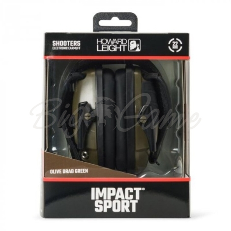 Наушники противошумные HONEYWELL HOWARD LEIGHT Impact Sport 25дБ цв. зеленый фото 7