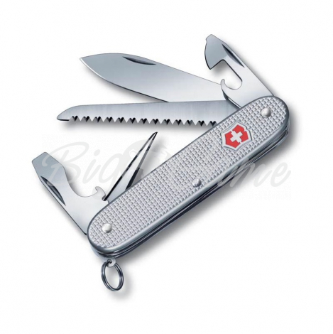 Нож VICTORINOX Farmer Alox 93мм 8 функций цв. серебристый фото 1