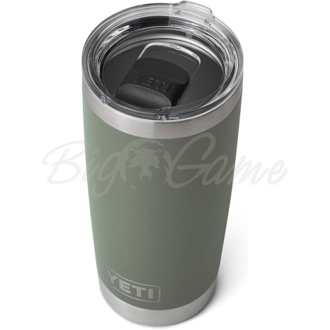 Термокружка YETI Rambler Travel Mug 591 цвет Camp Green фото 2