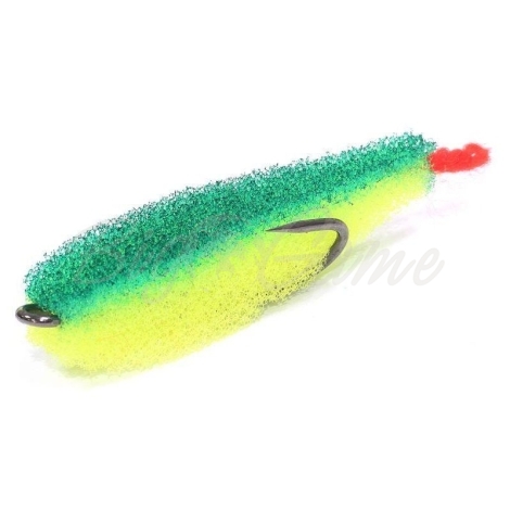 Поролоновая рыбка LEX Zander Fish 7 YGB (желтое тело / зеленая спина / красный хвост) фото 1